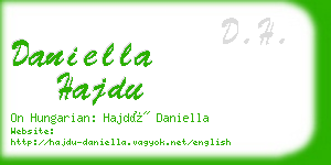 daniella hajdu business card